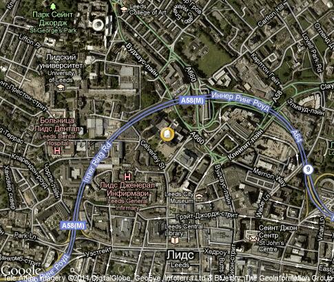 map: Leeds Metropolitan University