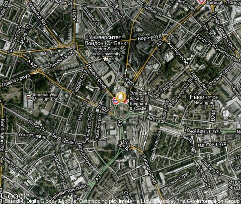 map: London College of Communication - University of the Arts London