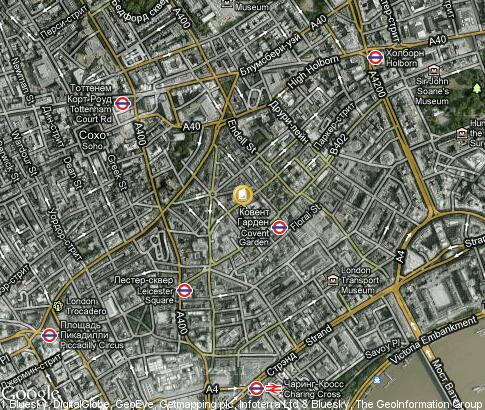 map: London International Film School