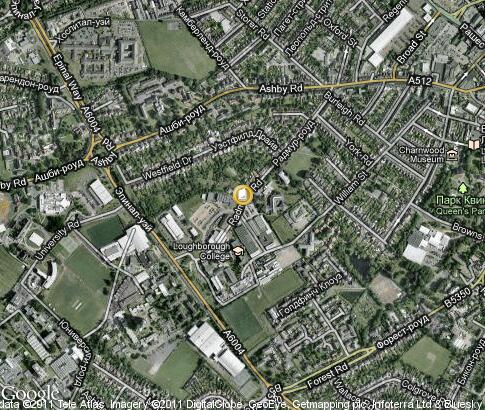 map: Loughborough College