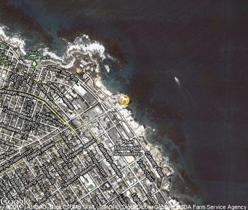 карта: Аквариум Монтерей Бей