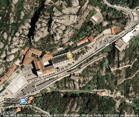 map: Montserrat Royal Basilica