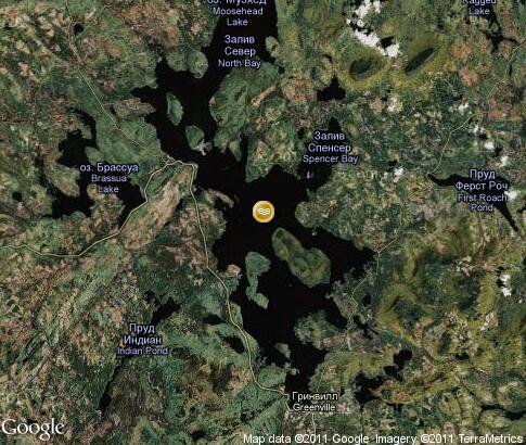 Map Moosehead Lake Karta 