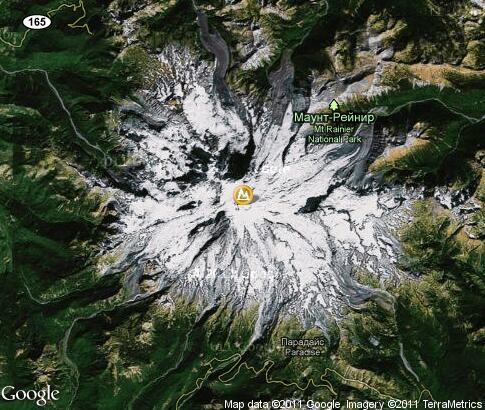 map: Mount Rainier