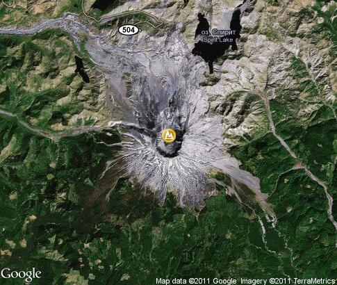 map: Mount St. Helens