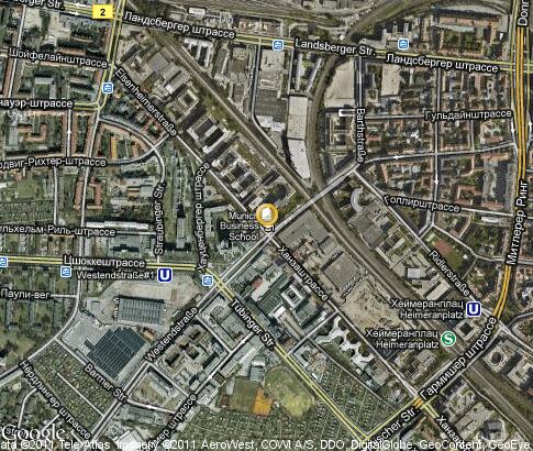 地图: Munich Business School
