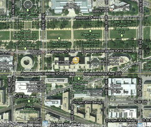 map: National Air and Space Museum