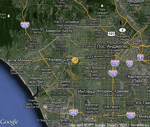 map: Nightlife, Los Angeles