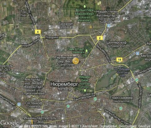 map: Nuremberg-pleasure