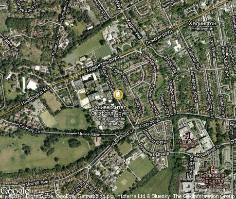map: Oxford Brookes University