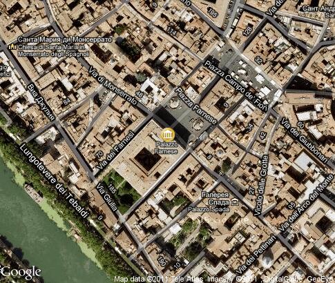 map: Palazzo Farnese