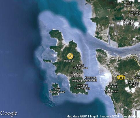 map: Pangkor Island