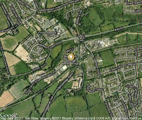 map: Pembrokeshire College