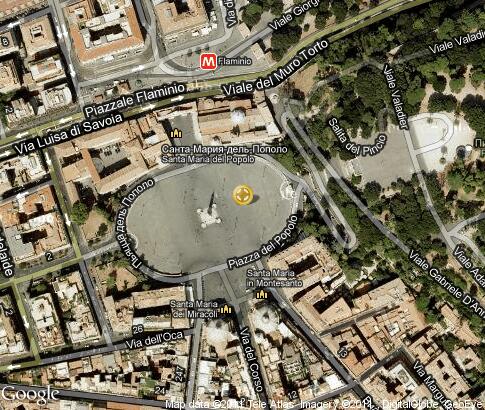 map: Piazza del Popolo