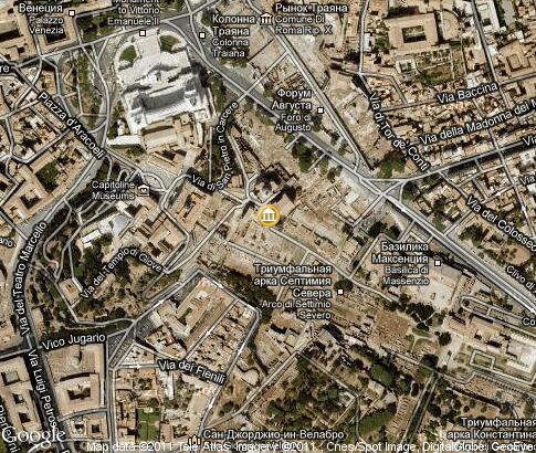地图: 古羅馬廣場
