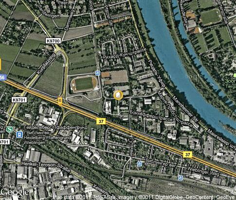 map: SRH Hochschule Heidelberg