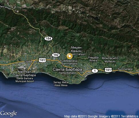 map: Santa Barbara