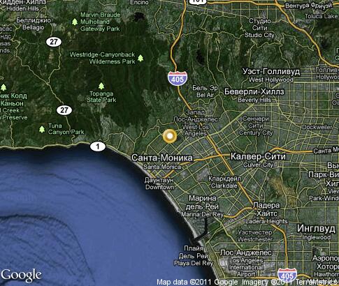 map: Santa Monica