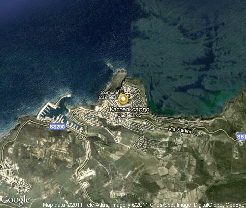 map: Castelsardo