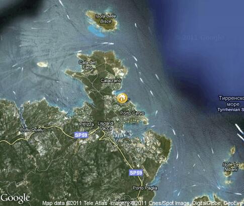 map: Porto Cervo