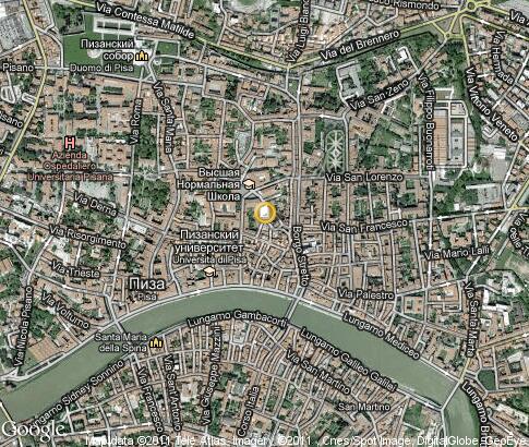 map: Scuola Normale Superiore di Pisa
