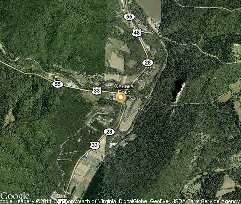 map: Seneca Rocks