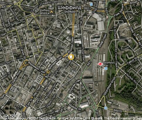 map: Sheffield Hallam University