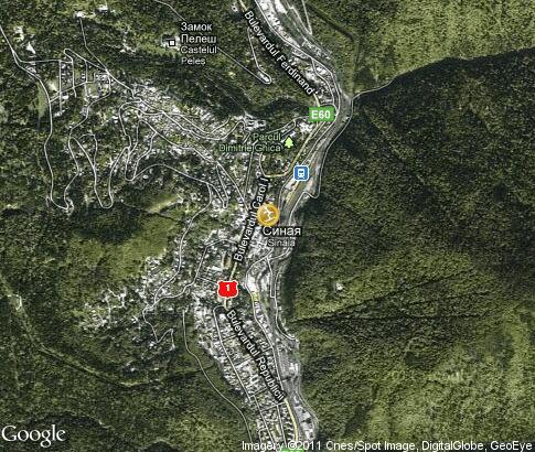 map: Sinaia ski resort