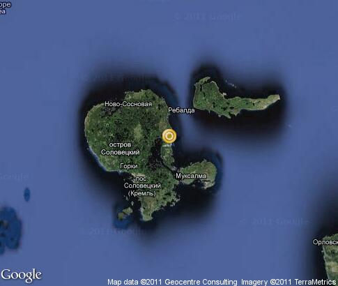map: Solovetsky Islands