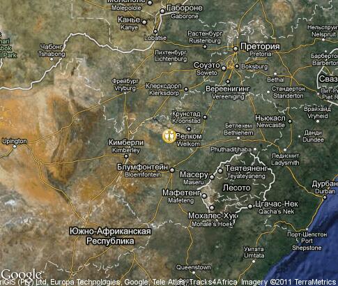 map: South Africa, community
