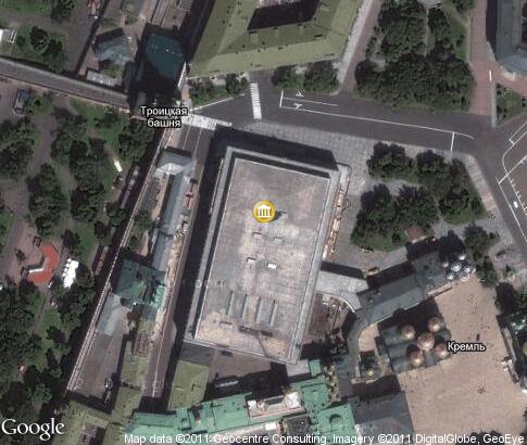 map: State Kremlin Palace