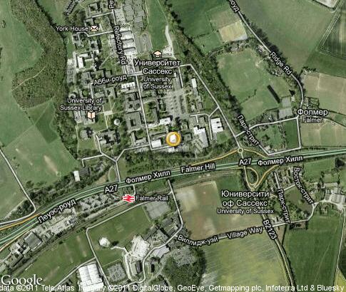 map: Sussex University