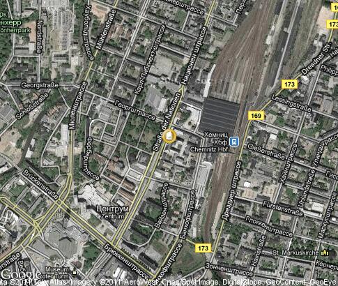 map: Technische Universität Chemnitz