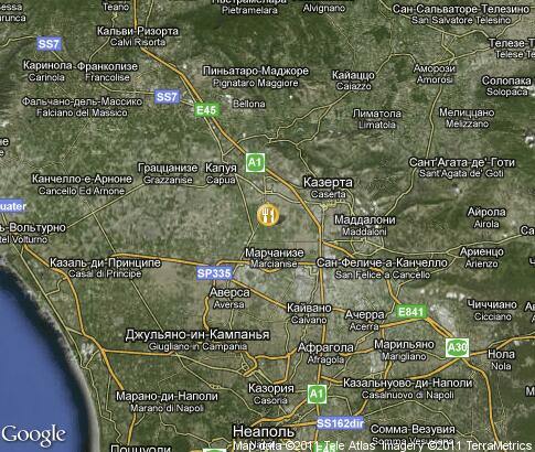 map: Traditional cuisine, Caserta