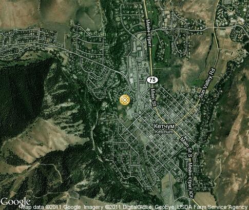 map: Trailing of the Sheep Festival, Ketchum