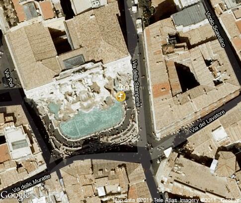map: Trevi Fountain