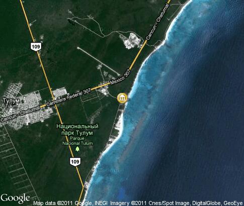 map: Tulum (ruins)