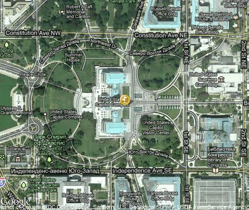 地图: 美國國會大廈