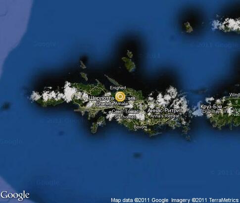 map: United States Virgin Islands