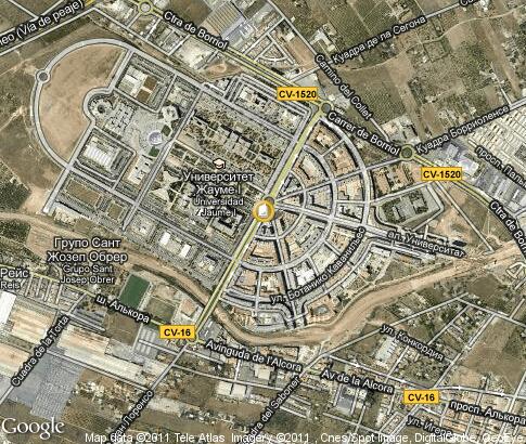 map: Universidad Jaume I