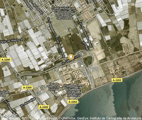 map: Universidad de Almeria