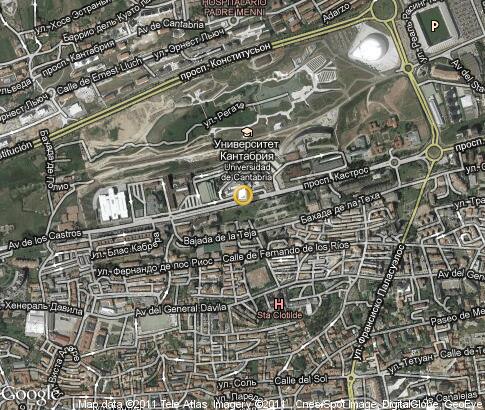 map: Universidad de Cantabria