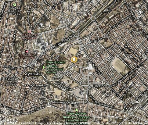 карта: Universidad de Huelva