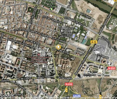 マップ: Universidad de La Rioja