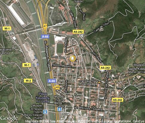 map: Universidad de Oviedo