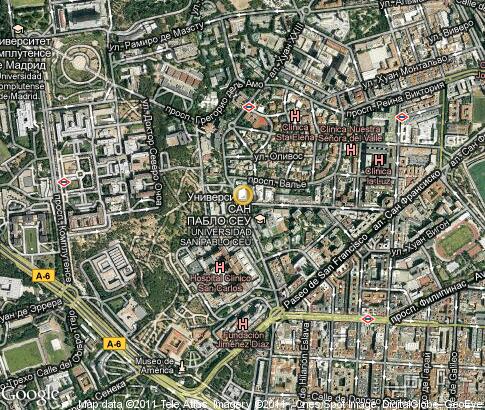 карта: Universidad de San Pablo - CEU
