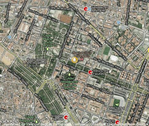 map: Universidad de València