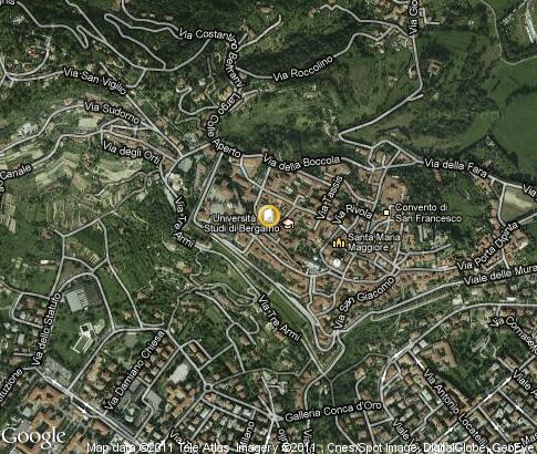 地图: Università degli Studi di Bergamo