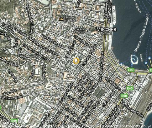 map: Università degli Studi di Messina