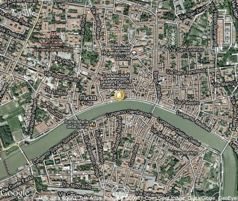 карта: Università di Pisa